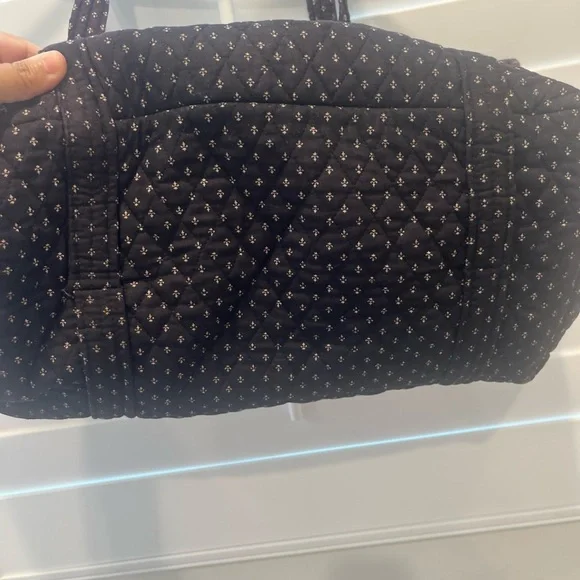 Vera Bradley Purple Travel Bag Quilted Design - Picture 13 of 13